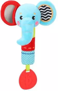 Пищалка с силиконовым прорезывателем - Слоник