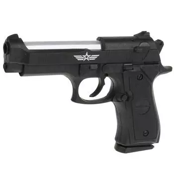 Пистолет русифицированный, свет и звук, удостоверение