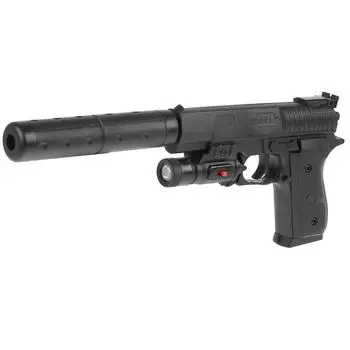 Пистолет с фонариком и пульками