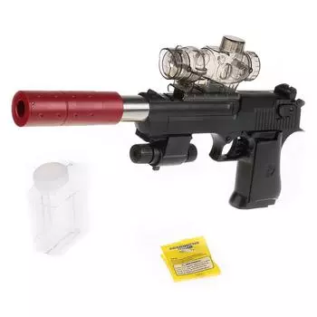 Пистолет с гелевыми пулями, лазерный прицел