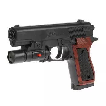 Пистолет с лазерным прицелом и пульками Sp-3