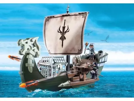 Playmobil Драконы: Драконий корабль викингов