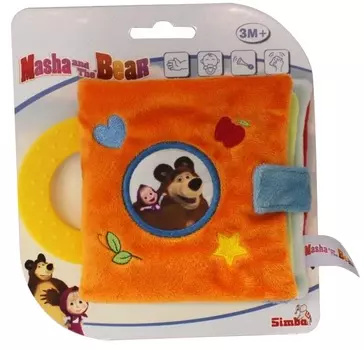 Плюшевая книжечка «Маша и Медведь»