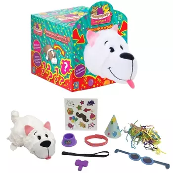 Плюшевая вывернушка-сюрприз 2-в-1 – Хаски, 23 см