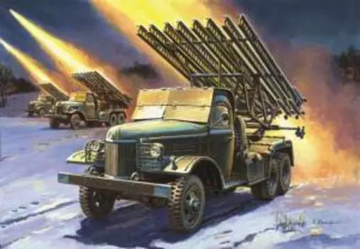 Подарочный набор. Модель для склеивания - БМ-13 Катюша