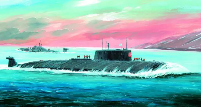 Подарочный набор - Модель для склеивания - Подводная лодка Курск