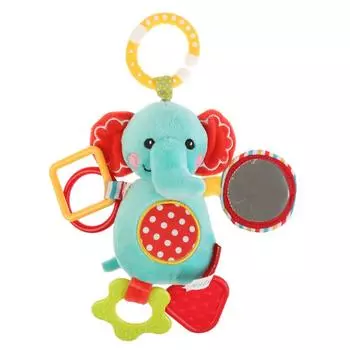 Подвеска Fisher Price Слон с зеркальцем и прорезывателями