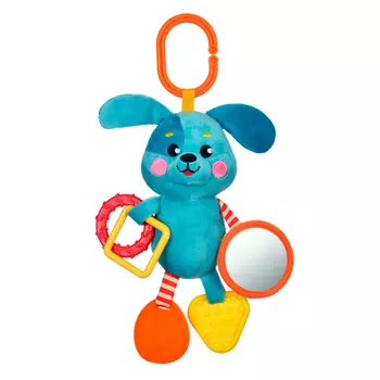 Подвеска с силиконовым прорезывателем и зеркальцем – Щенок