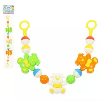 Погремушка-подвеска Любимые собачки, 54 см.