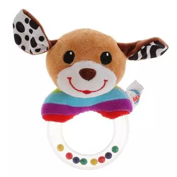 Погремушка Щенок на кольце