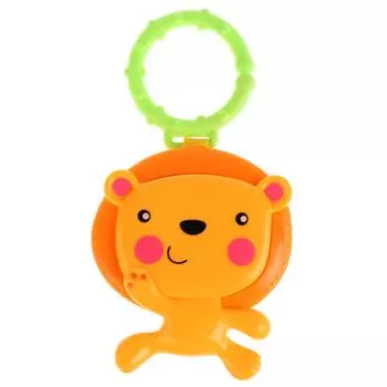Погремушка со съемным кольцом Лев