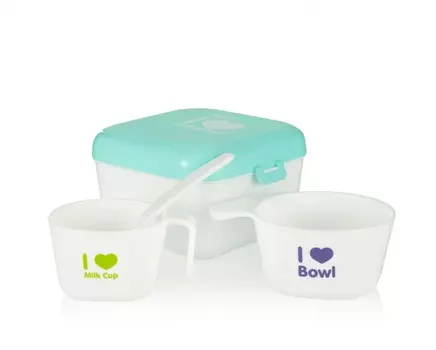 Полезный контейнер для еды - Bentoo, зеленый