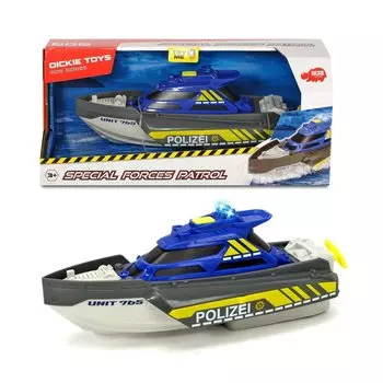 Полицейский катер 24 см, масштаб 1:24, свет, звук