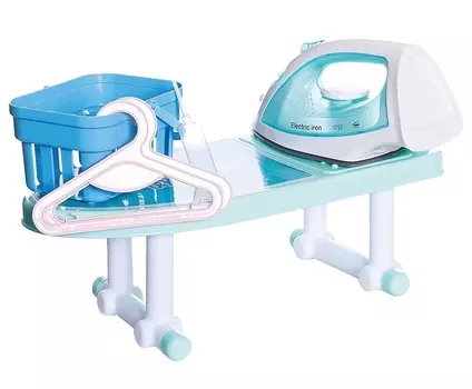 Помогаю маме. Бытовая техника - Гладильный набор с утюгом с имитацией пара и аксессуарами