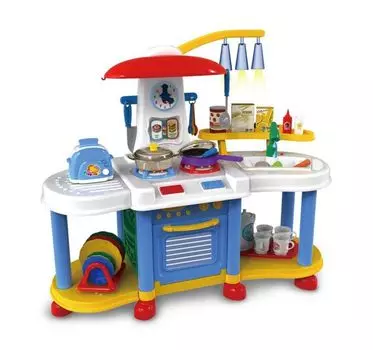 Помогаю Маме. Электромеханическая кухня с 32 аксессуарами, водой, со светом и звуком