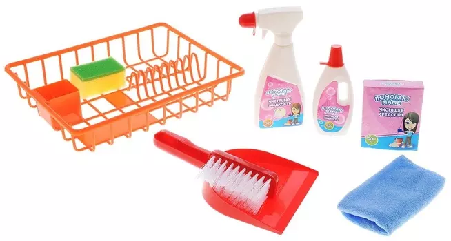 Помогаю маме. Набор Генеральная уборка, 8 предметов