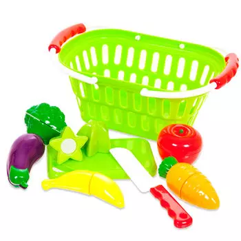 Помогаю Маме. Набор продуктов для резки на липучках, 15 предметов