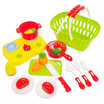 Помогаю Маме. Набор продуктов для резки на липучках, 23 предмета