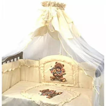 Постельное белье Аленка, 3 предмета, цвет – бежевый