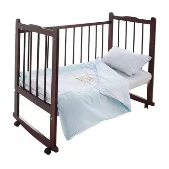 Постельное белье Сабина, 3 предмета, голубое