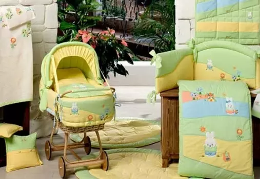 Постельный комплект - Акварели из коллекции 4 времени года, 2 простыни и наволочка