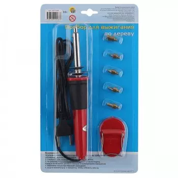 Прибор для выжигания по дереву с 5 насадками