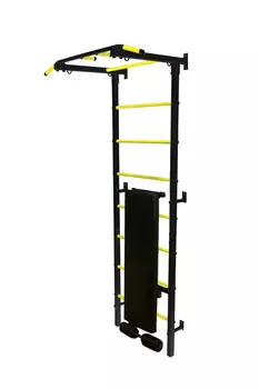 Профессиональная шведская стенка Kampfer Mustang Powerful, черный/желтый