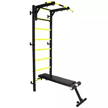 Профессиональная шведская стенка Kampfer Stone Professional, черный/желтый