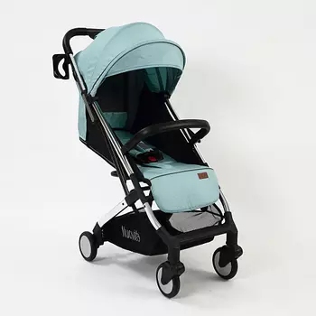 Прогулочная коляска Nuovita Anima, Мята, Серебряный