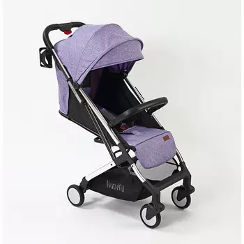 Прогулочная коляска Nuovita Anima, Сиреневый, Серебряный