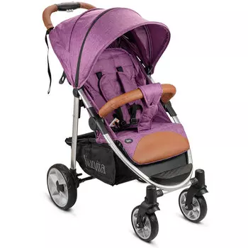 Прогулочная коляска Nuovita Corso, цвет Viola, Argento / Фиолетовый, Серебристый