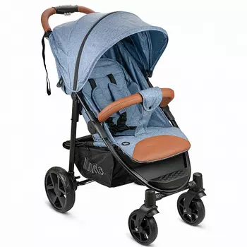 Прогулочная коляска Nuovita Corso, Denim, Nero / Джинсовая, Черный