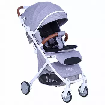 Прогулочная коляска Nuovita Giro Lux, Серый, Белый