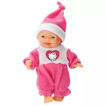 Пупс, 10 см., в ванночке, с аксессуарами, из серии Hello Kitty