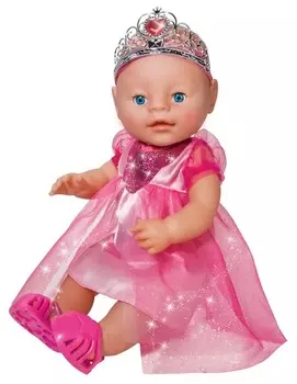 Пупс 5 функций, пьет и писает, с аксессуарами, 40 см.