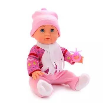 Пупс Карапуз 35 см, 3 функции