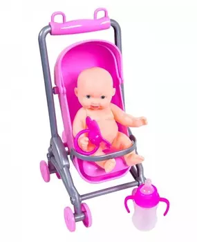 Пупс Мой малыш с коляской и аксессуарами