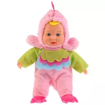 Пупс озвученный Юляша в костюме Петушка, с песней и 3 стихами А. Барто, 33 см.