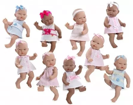 Пупс в одежке 26 см., несколько видов