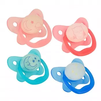 Пустышки Dr. Browns ночные, 6-12 мес., 2 штуки, разноцветные