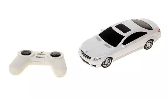 Радиоуправляемая машина - Mercedes CL63 AMG, 1:24, цвет белый, 40MHZ
