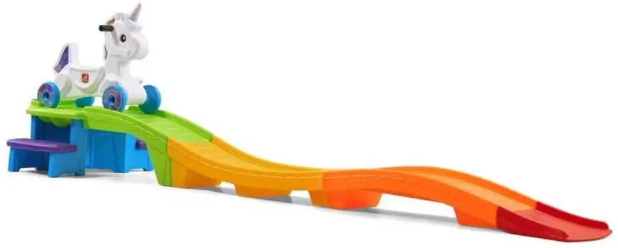 Радужные горки-2 с каталкой единорогом