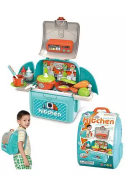 Ранец-трансформер Кухня юного шеф-повара, зеленая