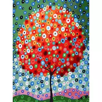 Раскраски по номерам - Картина Денежное дерево, 30 х 40 см