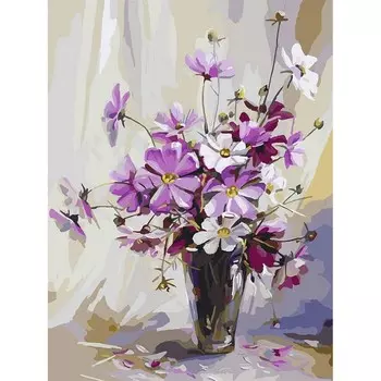 Раскраски по номерам - Космея, 30 х 40 см