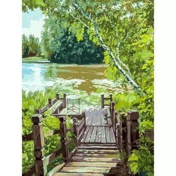 Раскраски по номерам Лесенка, 30 х 40 см