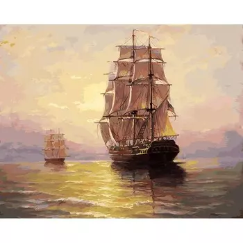 Раскраски по номерам - По водной глади, 40 х 50 см