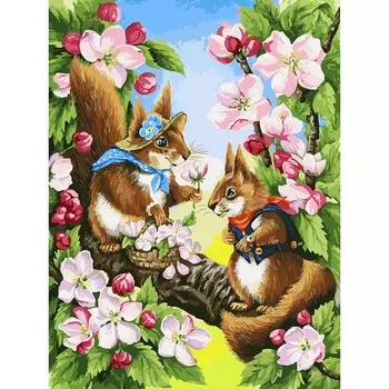 Раскраски по номерам - Свидание 40 х 30 см