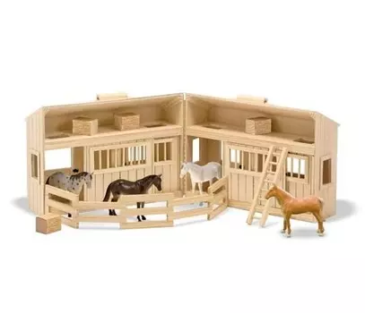 Раздвижная конюшня Melissa &amp; Doug Создай свой мир, 3704