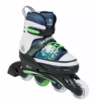 Раздвижные ролики Hudora Inline, синие, 30-33